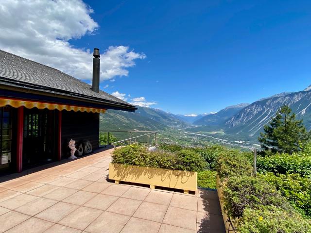 Wunderschönes Haus mit 5,5 Zimmern und Panoramablick in Mollens, Crans Montana