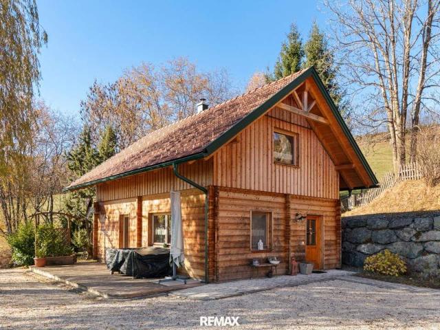 Wunderschönes Holzhaus am Berg mit Panorama