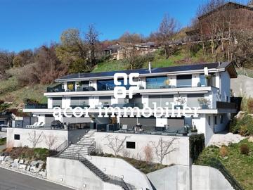 Wunderschönes Luxus Apartment mit atemberaubendem Blick in Savièse!