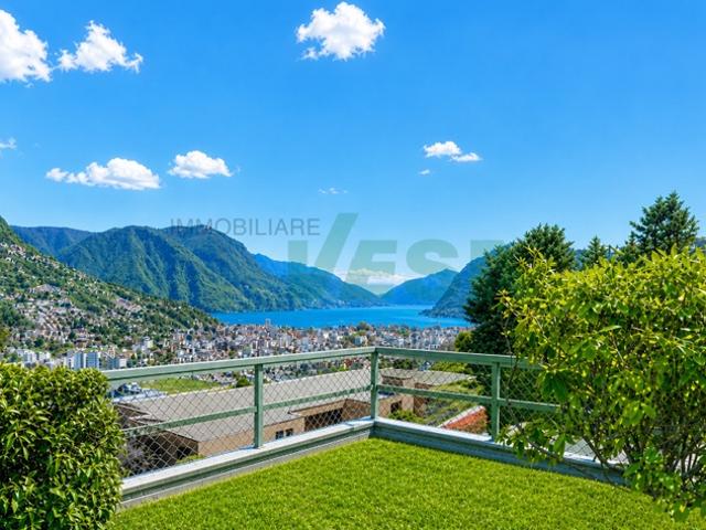 Wunderbares 6,5 Zimmer Penthouse mit schöner Seesicht und Privatgarten