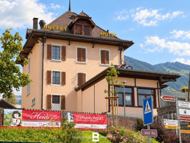 Wunderschönes Restaurant im Herzen von Château d’Œx – Buffet de la Gar
