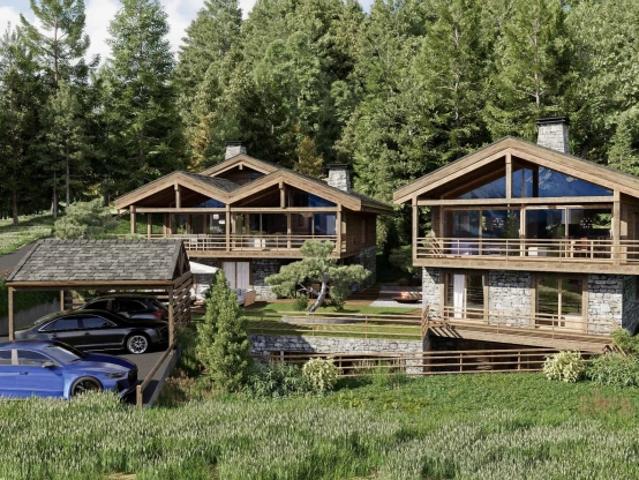 WUNDERSCHÖNES UND LUXURIÖSES CHALET ZUM BAU – SKIFAHREN REIN/RAUS