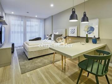 Wunderschönes voll möbliertes 1 Zimmer Apartment in Stuttgart direkt gegenüber Milaneo