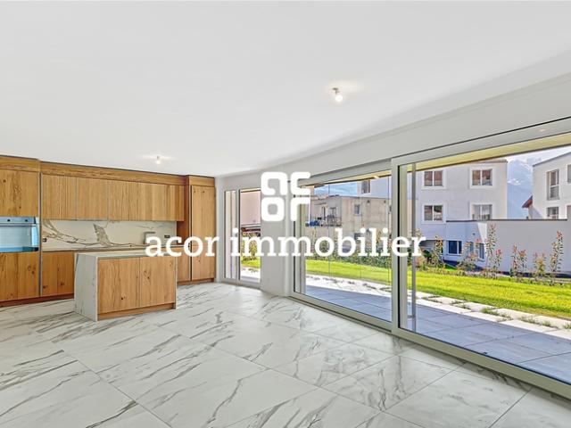 Wunderschönes 4.5 Zimmer Neubau mit Terrasse und Garten in Vétroz!