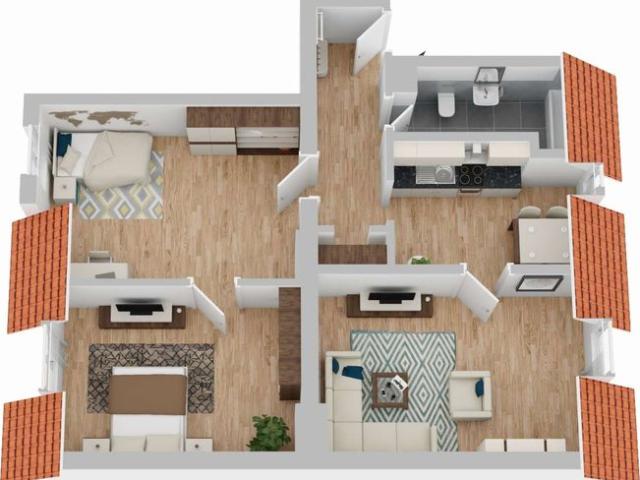 WUPPERTAL OBERBARMEN: MODERNISIERTE & STILVOLLE 3 ZIMMERWOHNUNG IM DACHGESCHOSS