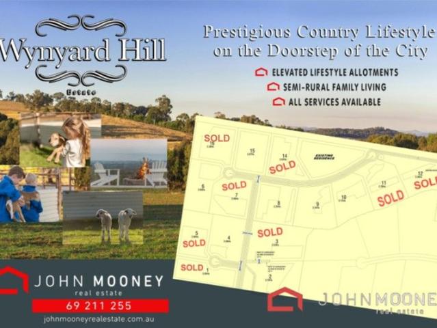 WYNYARD HILL Wagga's premier lifestyle land release