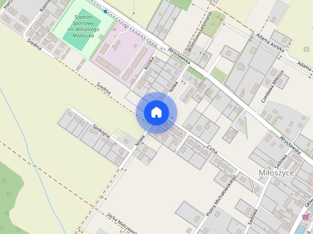 Wynajmę 2 pokojowe z ogródkiem w Miłoszycach
