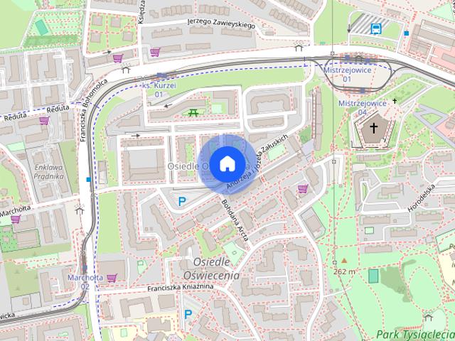 Wynajmę 2 pokoje + kuchnia | 53m2 Os.Oświecenia