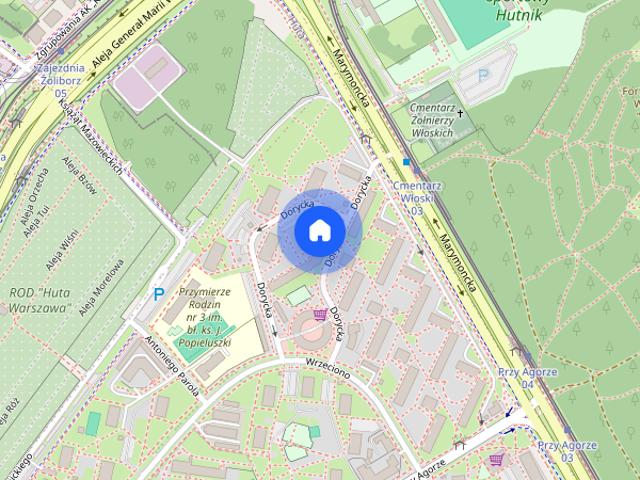 Wynajmę BEZPOŚREDNIO kawalerkę 4 minuty do stacji metra linii M1 Wawrzyszew