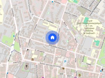 Wynajmę duże w pełni umeblowane mieszkanie 4 pokojowe w CENTRUM Siedlec z TARASEM i BALKONEM ul. Czerwonego Krzyża
