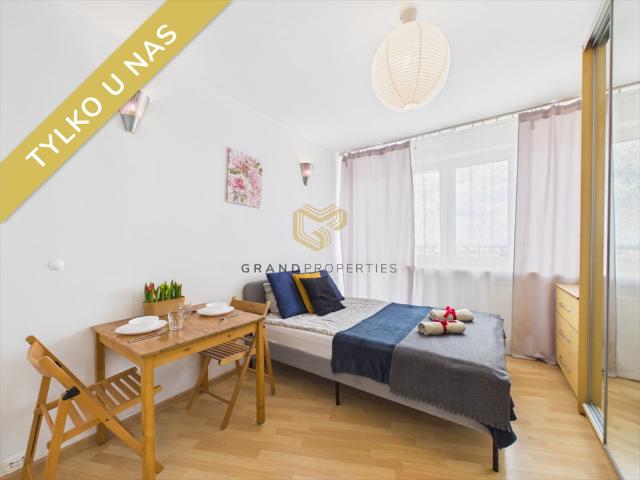 Wynajmę komfortowe studio 24 m² na Mokotowie z pełnym wyposażeniem