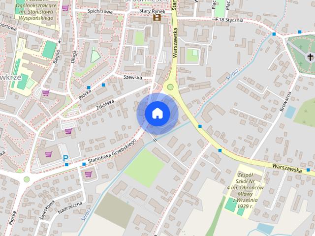 Wynajmę kawalerkę na parterze w centrum Mławy dla młodej osoby !