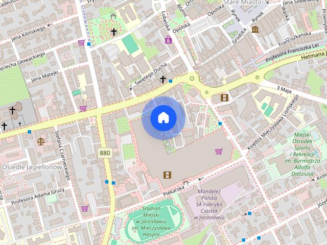 Wynajmę mieszkanie 40m2 w ścisłym centrum Jarosławia