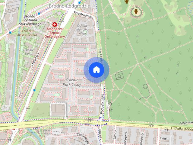 Wynajmę mieszkanie 2 pok 60,5 m Św. Wincentego Park Lesny ogródek