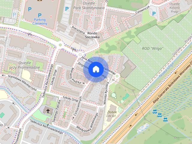 Wynajmę mieszkanie 2 pokoje 56 m2 os. Gocław obok Promenady