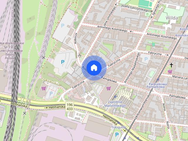 Wynajmę mieszkanie 2 pokojowe Fabryczna 14 Poznań
