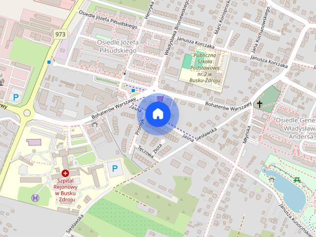 Wynajmę mieszkanie 2 poziomowe w centrum Buska