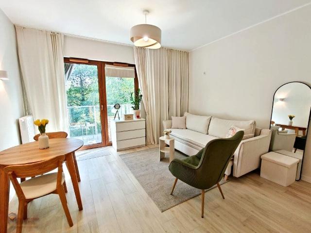 Wynajmę mieszkanie w apartamentowcu kawalerka z aneksem kuchennym 27,38 m² ul. Pawia, Pruszków