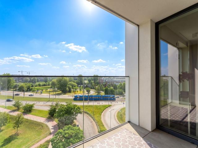 Wynajmę mieszkanie w apartamentowcu 41 m² nad rzeką Kraków, Zabłocie