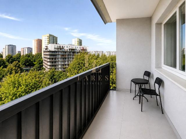 Wynajmę mieszkanie w bloku mieszkalnym m2 z oddzielną kuchnią 43 m² ul. Irysowa, Warszawa, Mokotów