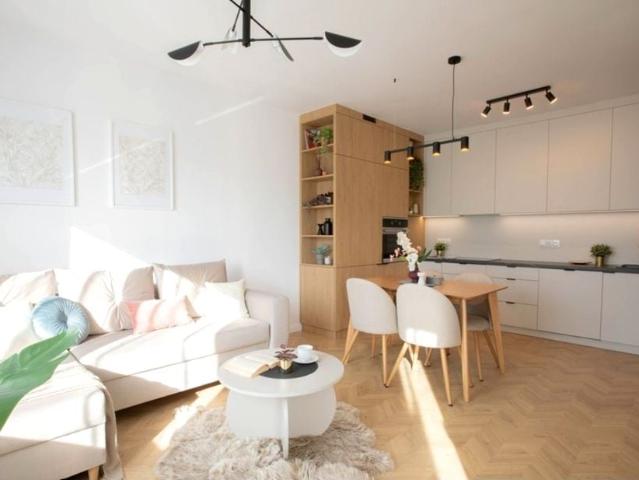 Wynajmę mieszkanie w bloku mieszkalnym m3 z aneksem kuchennym 57 m² Warszawa, Zacisze