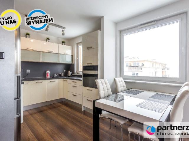 Wynajmę mieszkanie w bloku mieszkalnym m3 z kuchnią z oknem 58,60 m² Gdańsk, Zakoniczyn