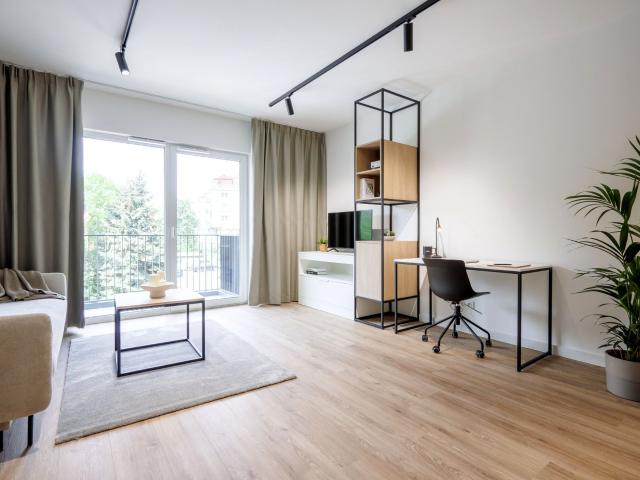 Wynajmę mieszkanie w bloku mieszkalnym kawalerka z aneksem kuchennym 36,35 m² Kraków, Prądnik Biały