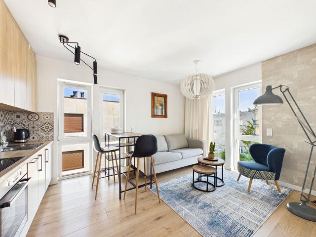 Wynajmę mieszkanie w bloku mieszkalnym wysoki standard 40 m² nad rzeką Toruń, Jakubskie Przedmieście