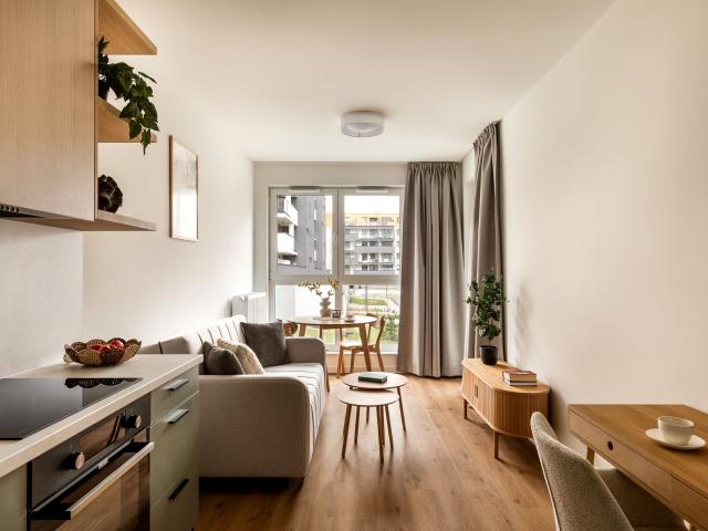 Wynajmę mieszkanie w bloku mieszkalnym 42 m² wysoki standard Kraków, Czyżyny