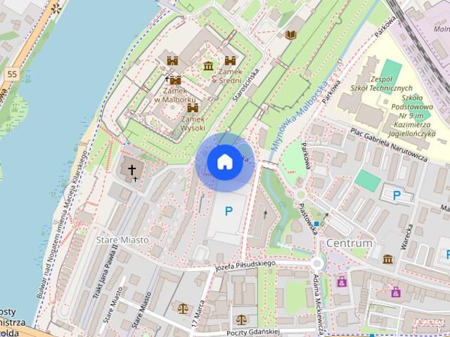 Wynajmę mieszkanie w centum Malborka bulwar Stare Miasto