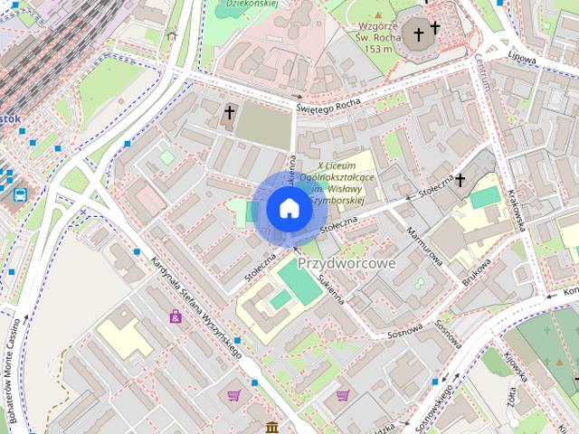 Wynajmę mieszkanie w centrum Białegostoku 2 pokoje i salon z kuchnią