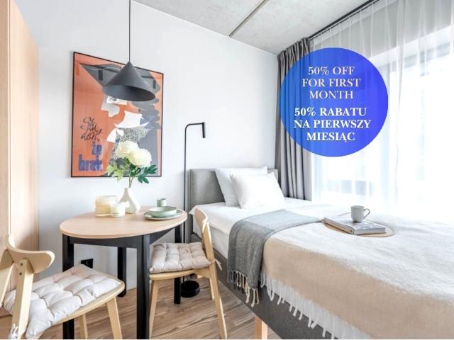 Wynajmę mikrokawalerkę w apartamentowcu 21 m² nad rzeką Gdańsk, Śródmieście