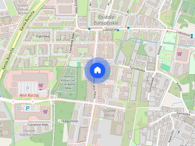wynajem mieszkania od własciciela krakow ul.Piltza dwa pokoje 46m