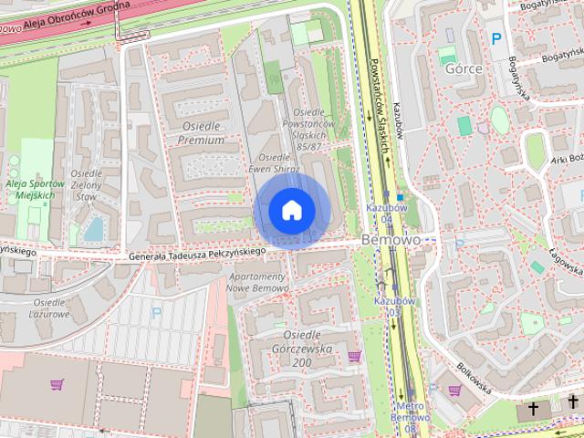 Wynajem 2 pokojowego mieszkania z garażem Warszawa/Bemowo