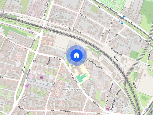 Wygodna kawalerka Jeżyce obok Kościelna od 1 września, parking