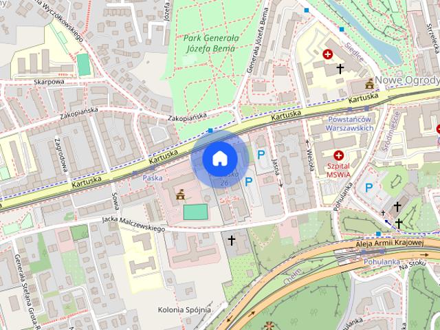 Wygodne 2 pokoje/kuchnia/balkon centrum miasta