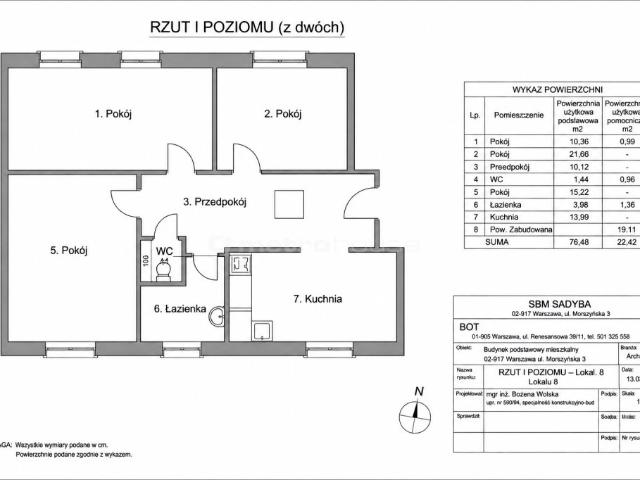 Do sprzedania historyczne 110 m² na Sadybie z potencjałem