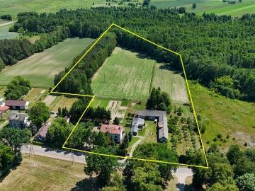 Wyjątkowe siedlisko z domem bliźniakiem i 3,97 ha terenu