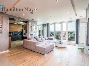 Wyjątkowy penthouse z widokiem na Wisłę | 160 m² Hamilton May