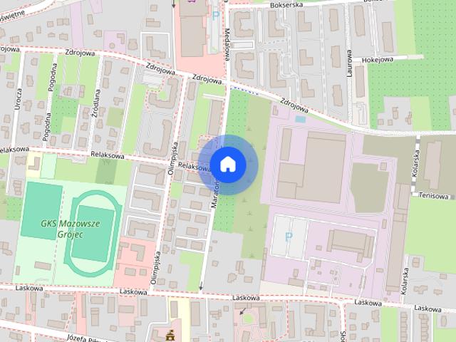 Wyposażone, z miejscem postojowym. Olimpijska