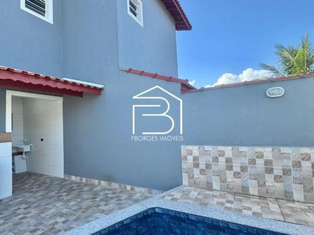 🏡  Sobrado Lado Praia de Mongaguá com Piscina por R$475 Mil! FGTS| MCMV🌴 ✨