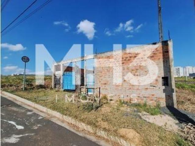 🏡 TERRENO COM CASA EM CONSTRUÇÃO, MURADO, PORTÃO FECHADO, À VENDA NO RESIDENCIAL