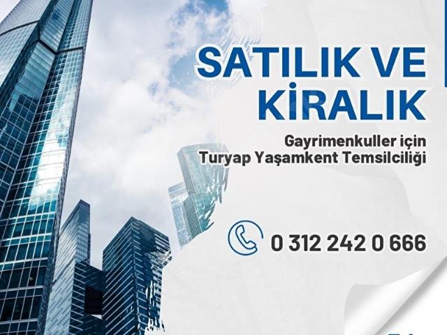 YAŞAMKENT'TE SIFIR EŞYALI, CAM BALKONLU, K.OTOPARKLI 1+1