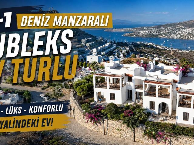 Yalıkavak'ta Muhteşem Deniz Ve Gün Batımı Manzaralı 3+1 Satılık