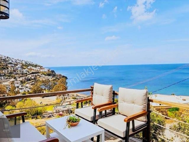 Yalıkavak Geriş'te Deniz Manzaralı, Eşyalı Kiralık Daire