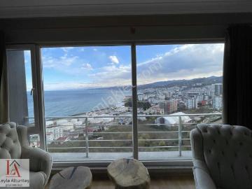 Yalıncakta Kesintisiz Deniz Manzaralı Eşyalı Kiralık 4+1 Daire