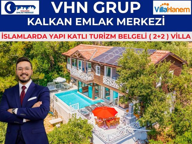 Yapı Kayıtlı Süresiz Turizm Belgeli 2+2 Villa