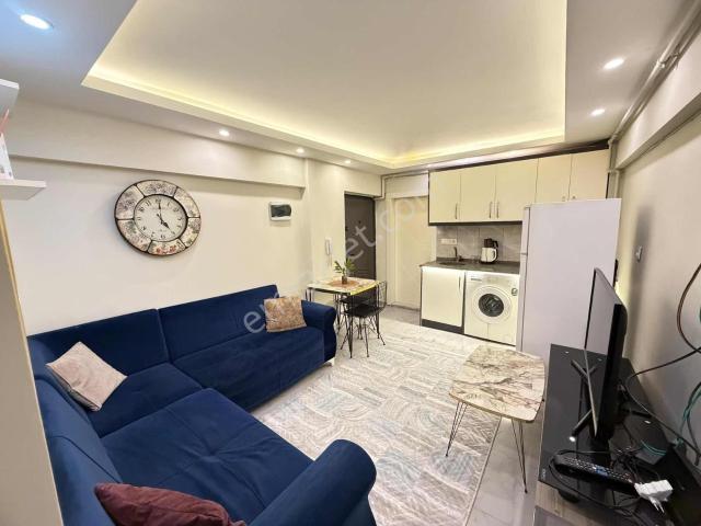 Yatırımlüx'den Kiralık 1+1 Yarı Bodrum Lüx Eşyalı Apart