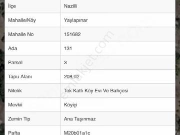 Yaylapınar'da Köy İçi İmarlı Müstakil Ev