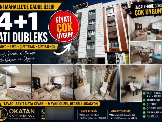 Yeni Mah.4+1 Fiyatı Çok Uygun Cadde Üzeri Satılık Çatı Dubleks